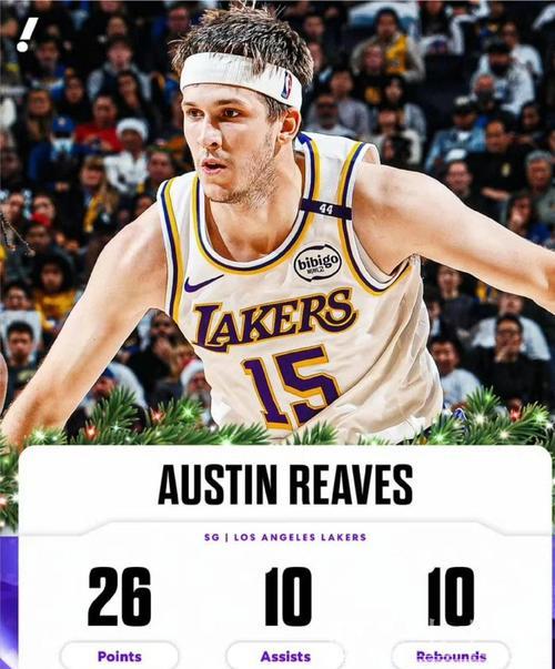 里夫斯顺下抛投命中2+1 湖人领先再度扩大